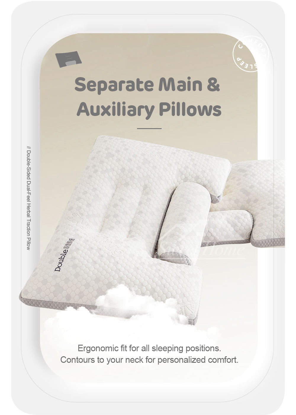 Double-Sided Dual-Feel Pillow-3